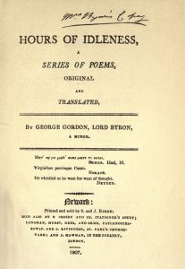 Lord Byron Biography