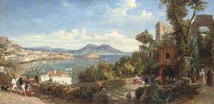 Painting by Parrott of Naples, Italy