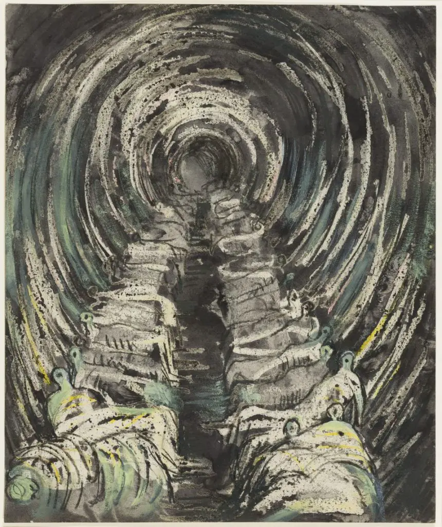 Painting done by Henry Moore