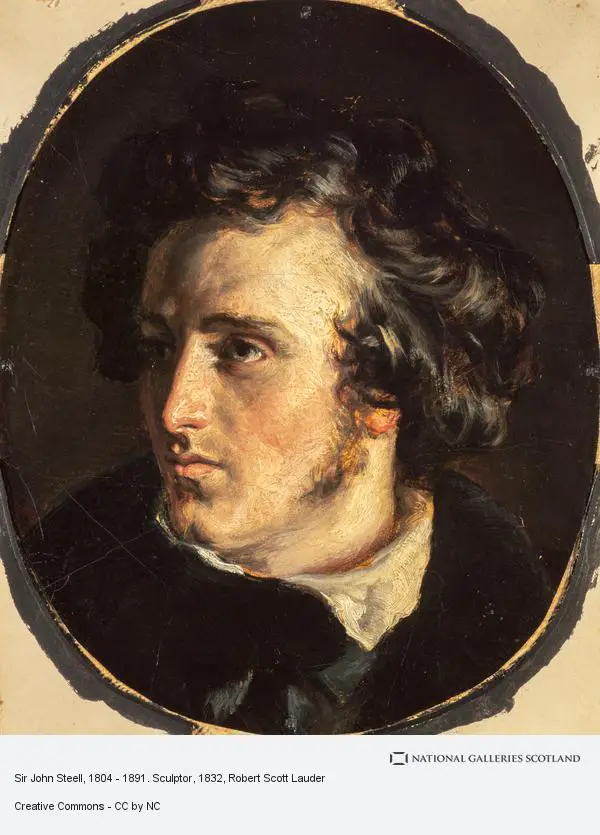 Portrait of Sir John Steell by Robert Scott Lauder