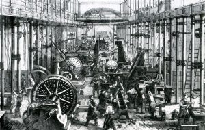 Post Industrial Revolution Industrial Machinery and Architecture
