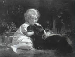 Puppy Love by William Strutt