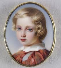 John Haslem's miniature enamel art of Queen Victoria when Princess of Kent