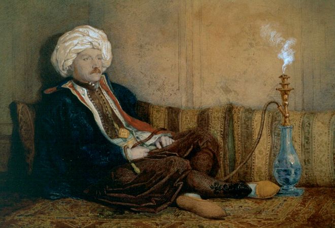 Richard Dadd's Portrait of Sir Thomas Phillips in Turkish Dress