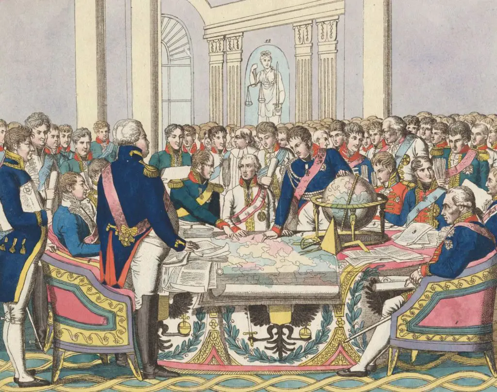 What happened at the Congress of Vienna in 1815?