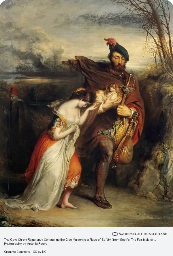 The Gow Chrom Reluctantly Conducting the Glee Maiden to a Place of Safety by Robert Scott Lauder