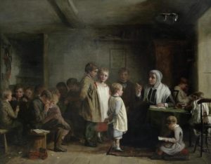 The Village School by William Bromley