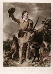 The painting of Colonel Crockett by John Gadsby Chapman