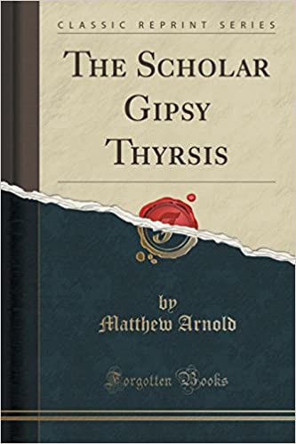 Thyrsis Matthew Arnold Cover