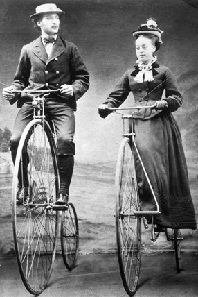 Victorian Era Bicycle Fashion | Victorian Times Bicycle