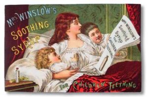 Victorian teething syrup advertising