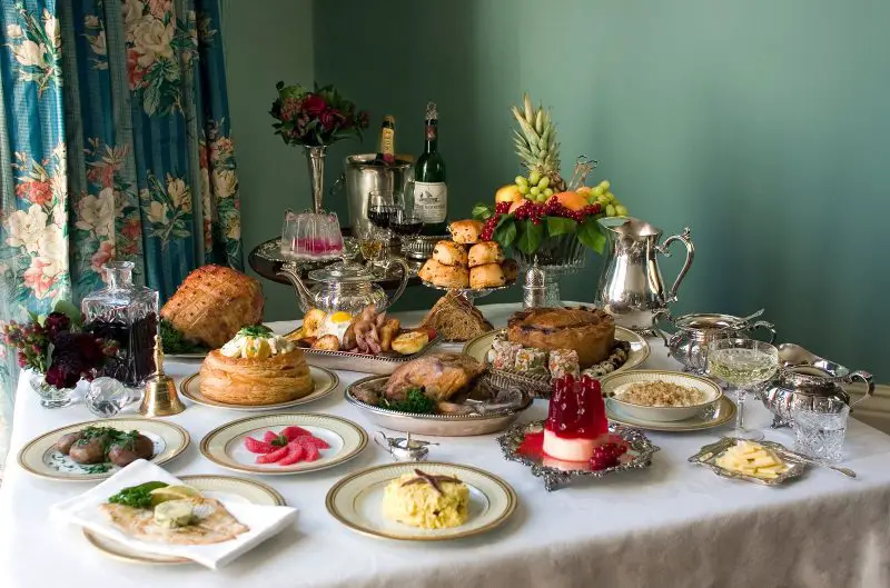Victorian rich people's breakfast food