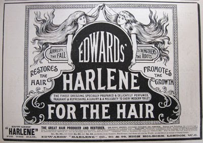 Victorian harlene for hair advertisement