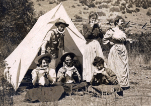 Victorian style camping
