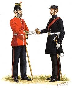 victorian era military uniforms