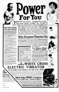 Victorian Advert to treat female hysteria