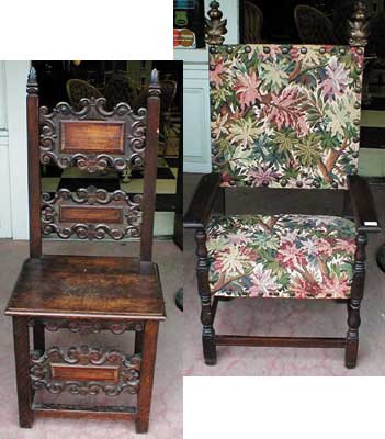 antique edwardian chairs