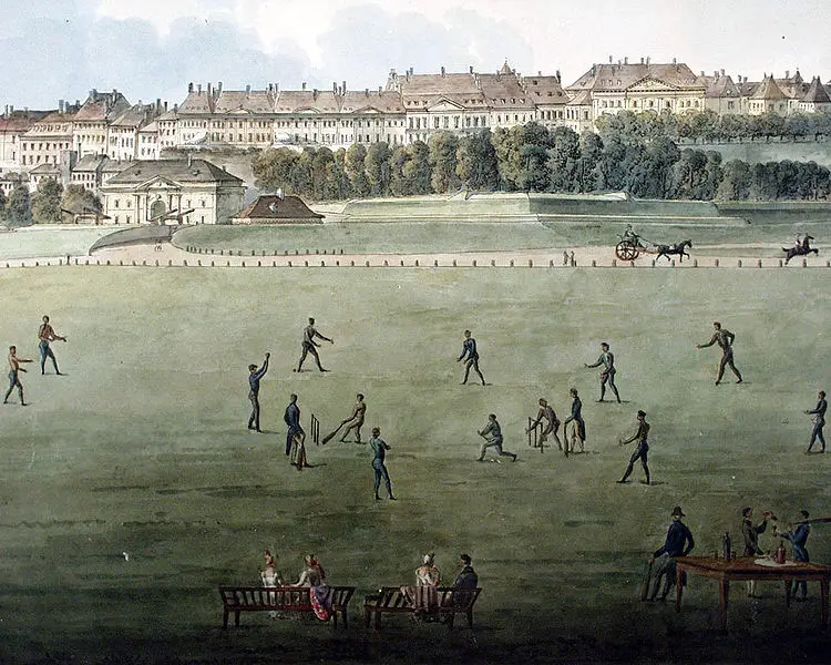 Game of Cricket during the Georgian Era