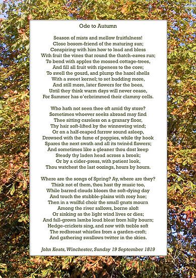 The Poem,to Autumn