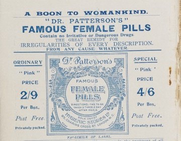 Abortion pills advert