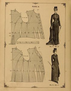 Victorian costume dress pattern