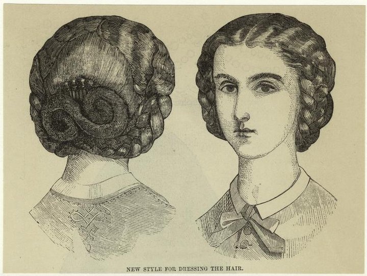 Fashion in the 1860s Hairstyles