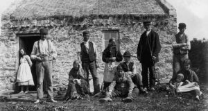 An Irish family during the Great Famine