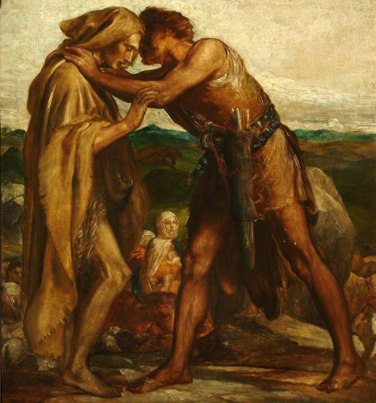 'Jacob and Esau' by GF Watts at the Athenaeum.