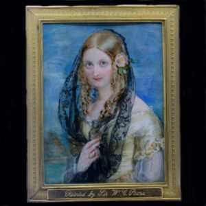 Miniature portrait painting by William Charles Ross