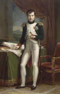 A portrait of Napolean Bonaparte