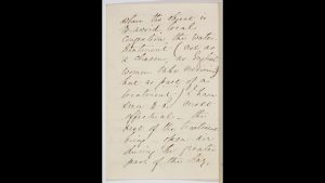 Florence Nightingale letter