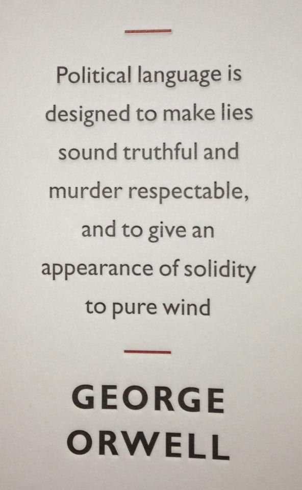 A Quote From Orwell's Essay