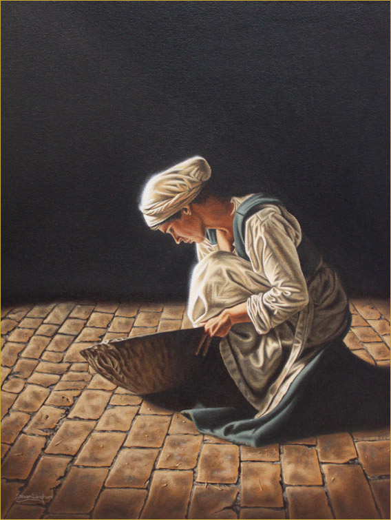 The scullery maid painting from 17th c