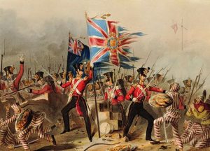 The Second Opium War between the British and Chinese