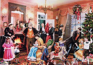 Victorian Christmas was a family affair
