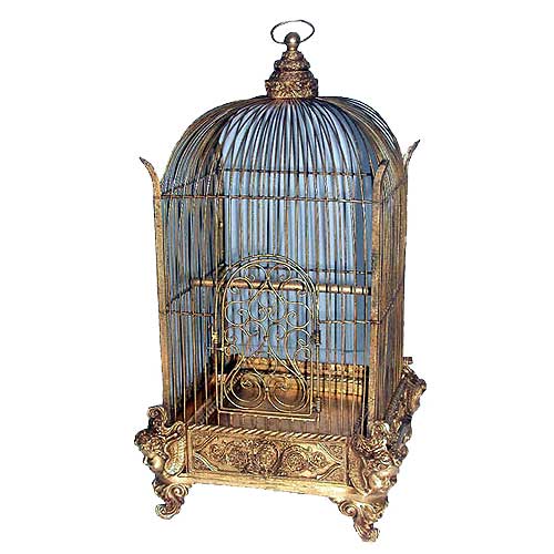 small victorian bird cage