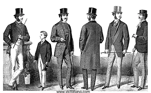 Victorian men's clothing