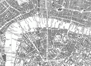 Victorian London map