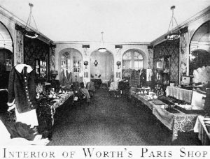 Interior of Worth Paris Shop